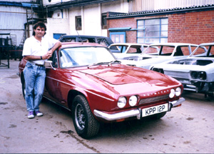 Mat Irvine with his Scimitar SE5a